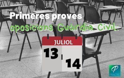 Publicat el llistat d’admesos per a la convocatòria de Guàrdia Civil