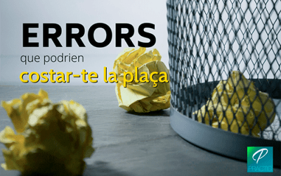 Errors que has d’evitar si vols aprovar l’oposició