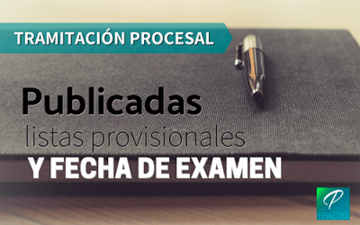 Confirmada la fecha de examen para Tramitación Procesal