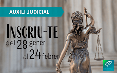 Publicada en el BOE la convocatòria d’Auxili Judicial