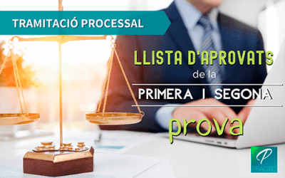 Publicada la llista d’aprovats de la primera i segona prova